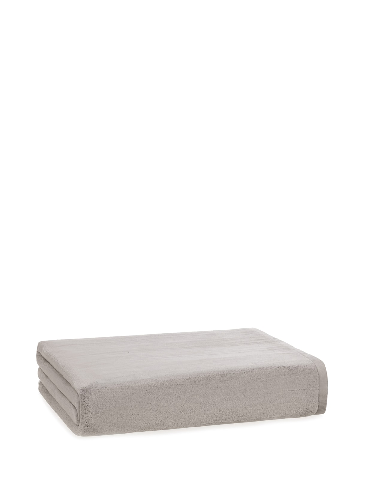 Cobertor Queen Microfibra Aveludado Nales - Cinza