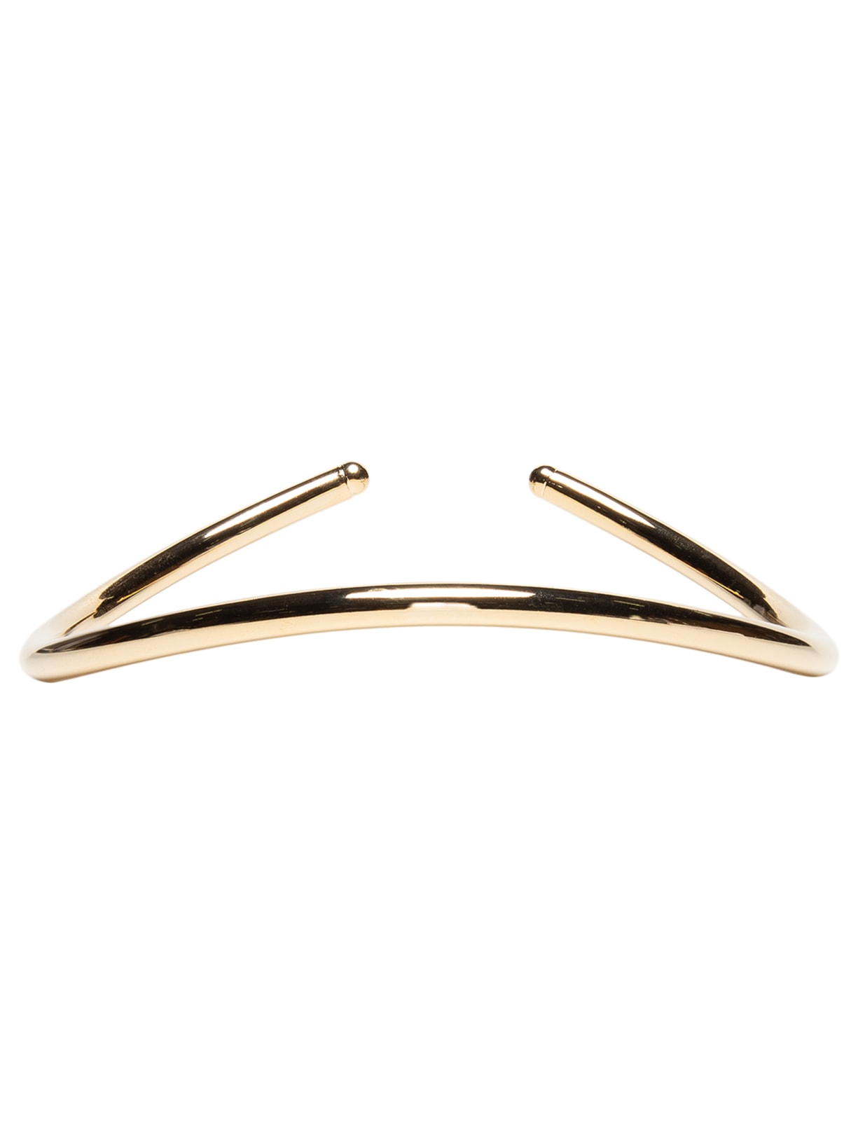 Colar Choker Tubo Metal Dourado Nádia Gimenes