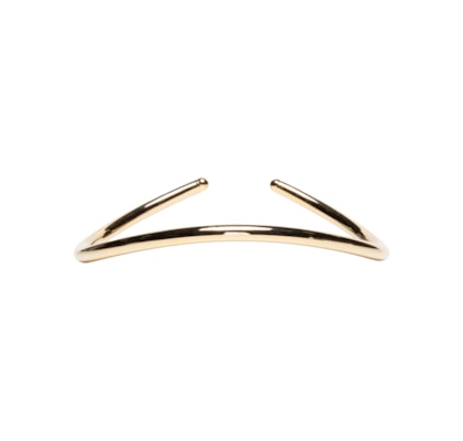 Colar Choker Tubo Metal - Dourado