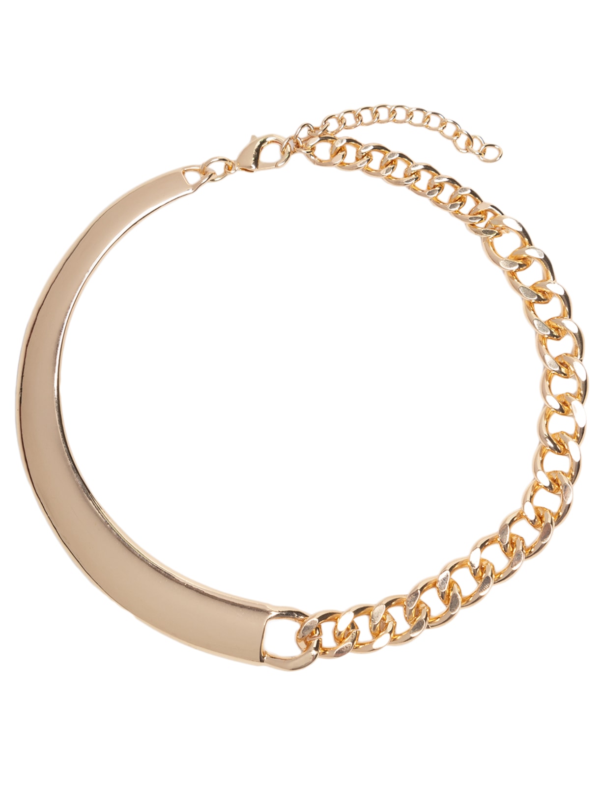 Colar Feminino Assimétrico - Dourado