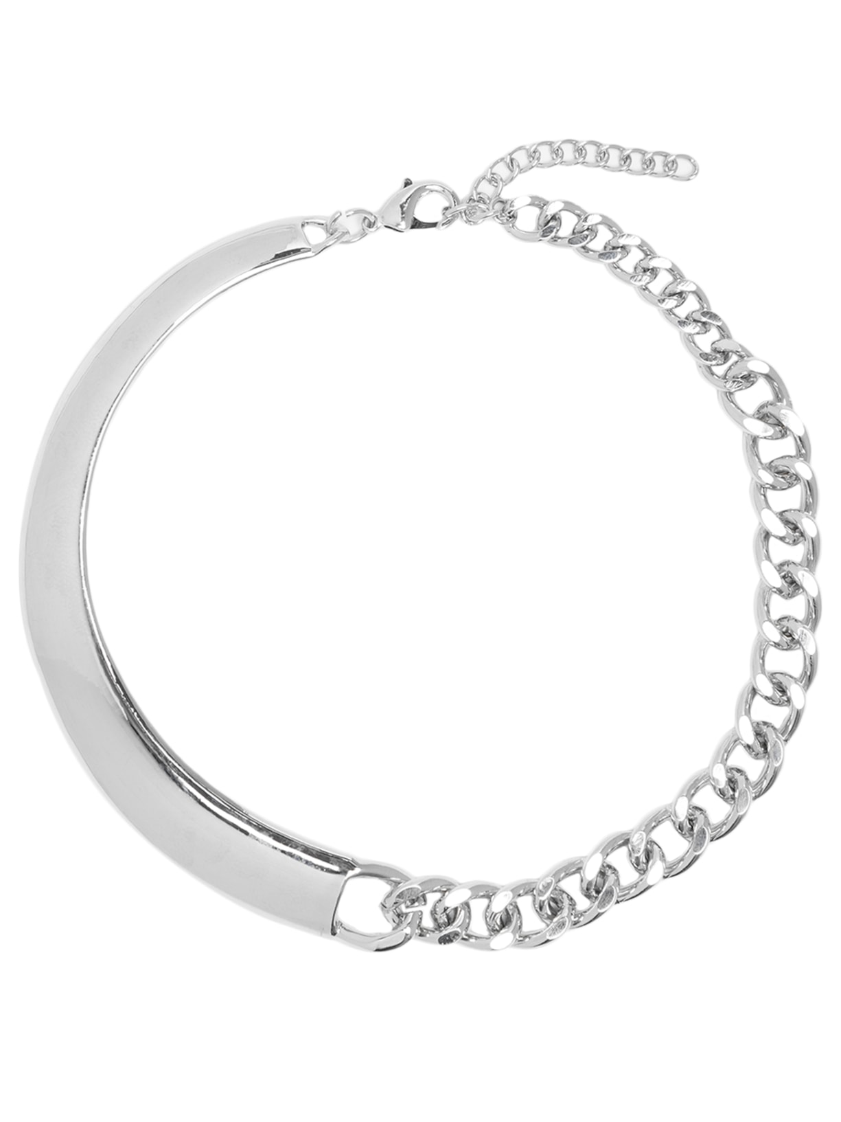 Colar Feminino Assimétrico - Prata