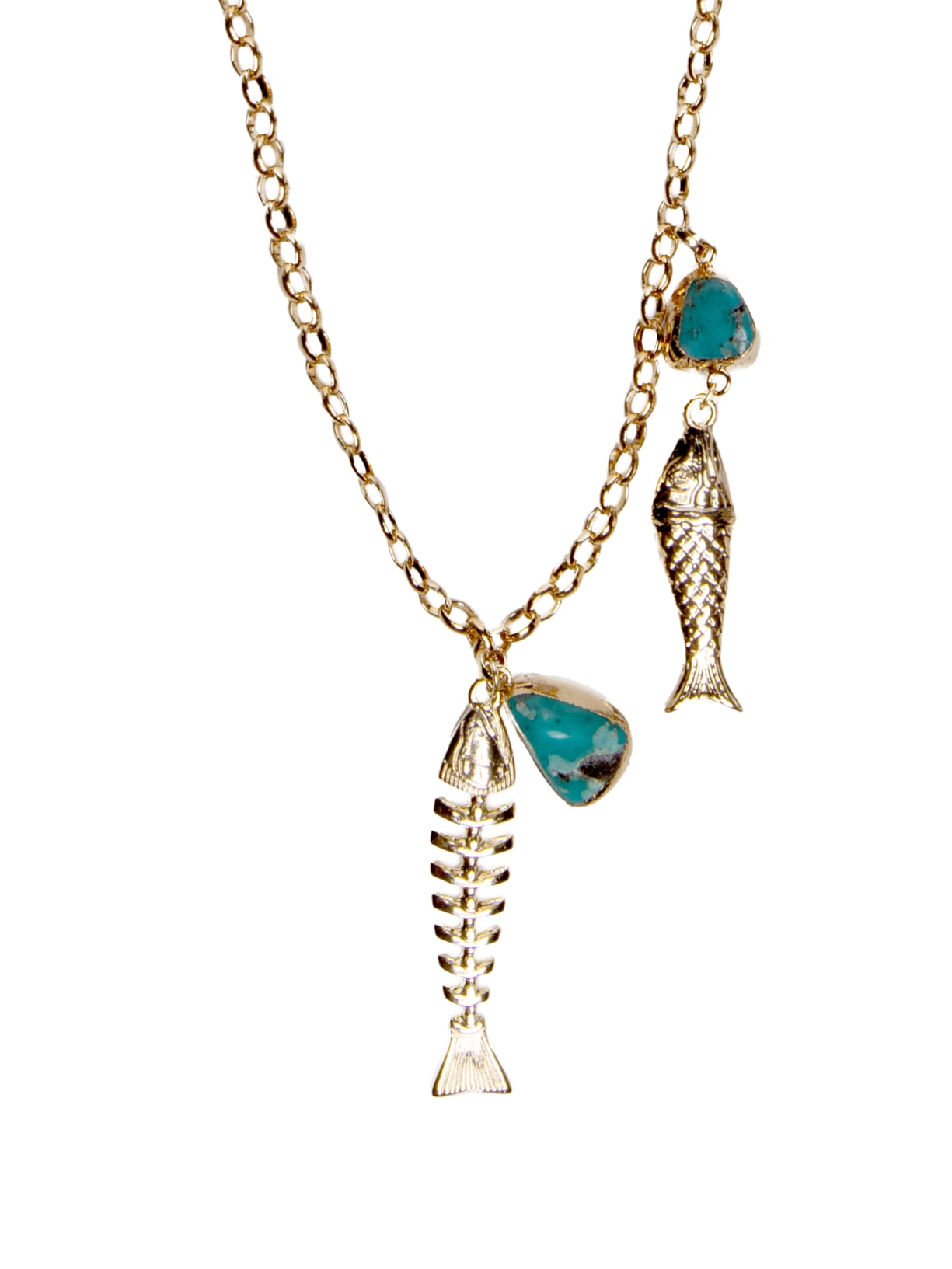 Colar Feminino Cardume Dourado Dress To