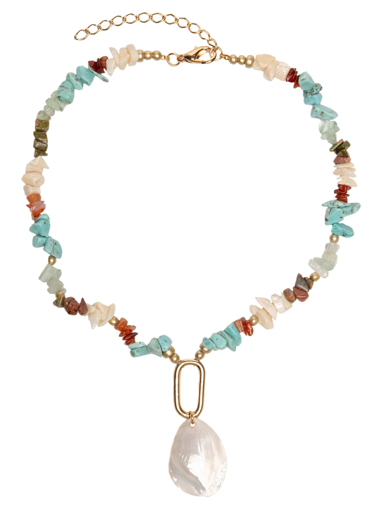 Colar Feminino Cascalho Solarium - Off White