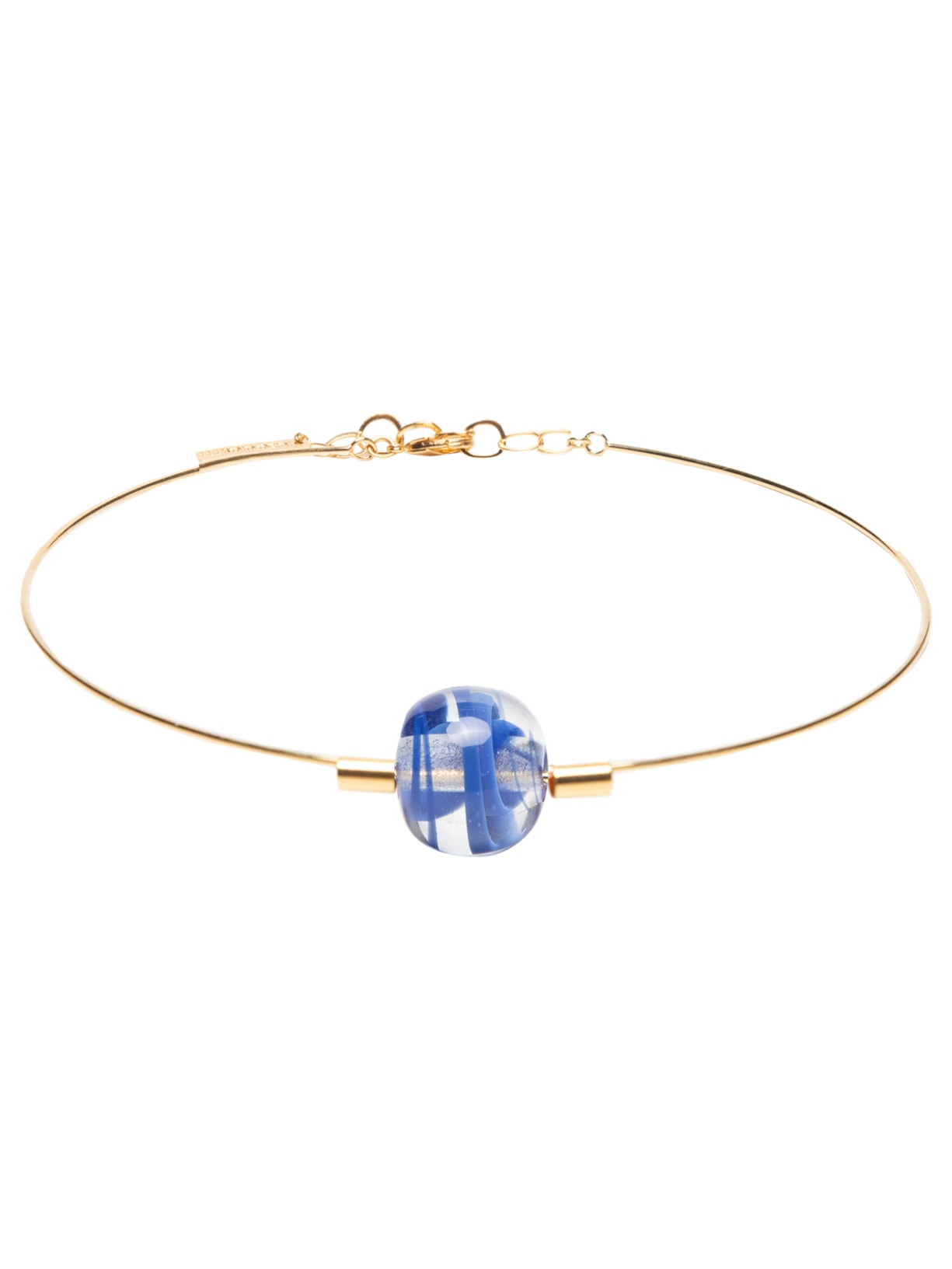 Colar Feminino Cavalcanti Azul - Dourado