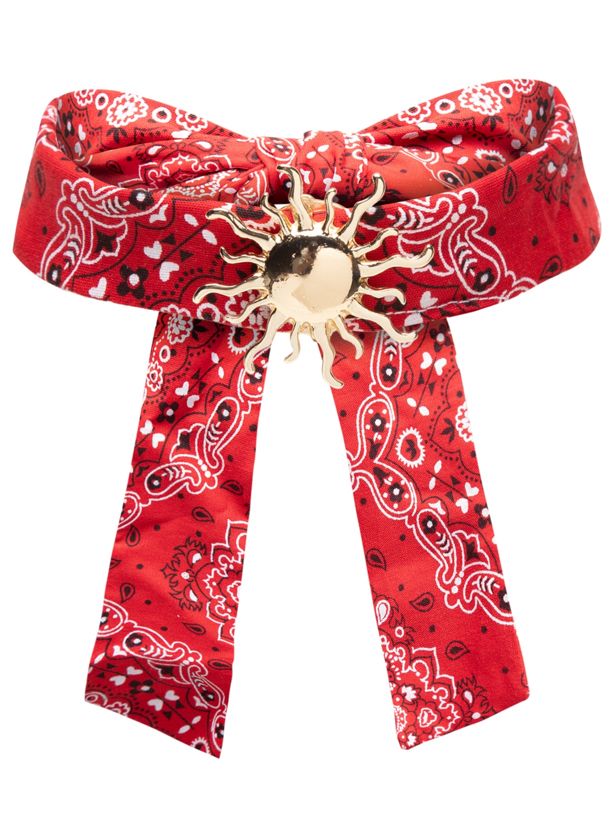 Colar Feminino Chocker Bandana - Vermelho