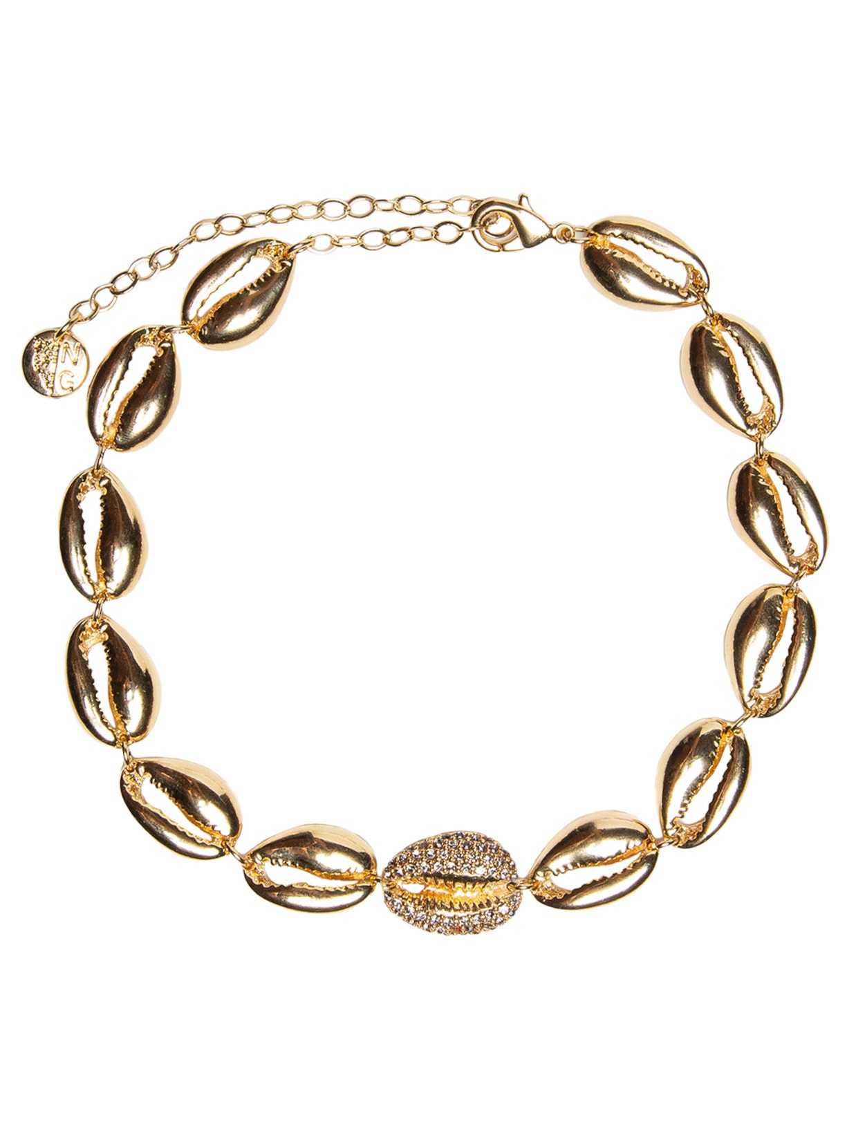 Colar Feminino Choker Akumal Metal Dourado Nádia Gimenes