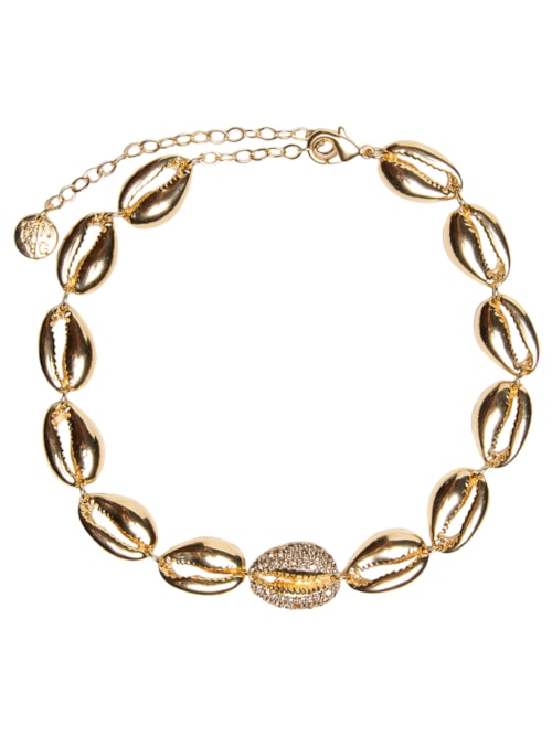 Colar Feminino Choker Akumal Metal - Dourado