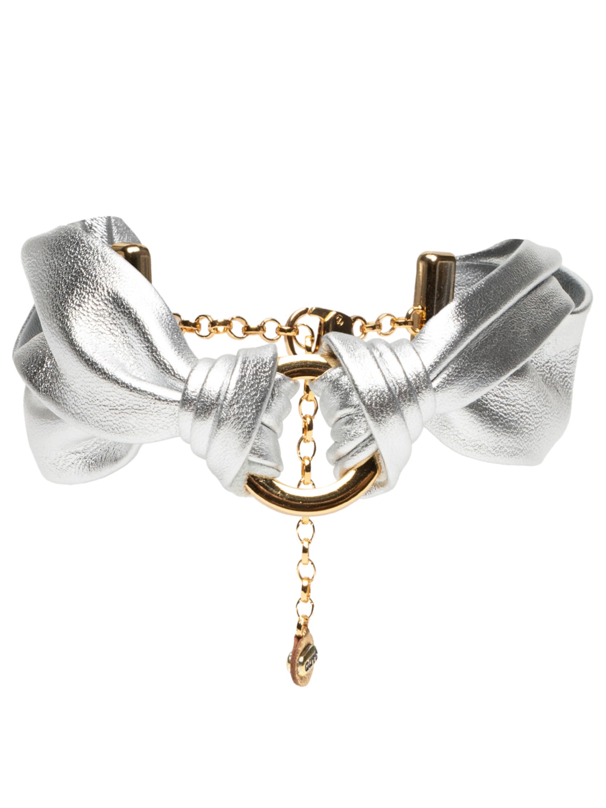 Colar Feminino Choker Anel - Prateado