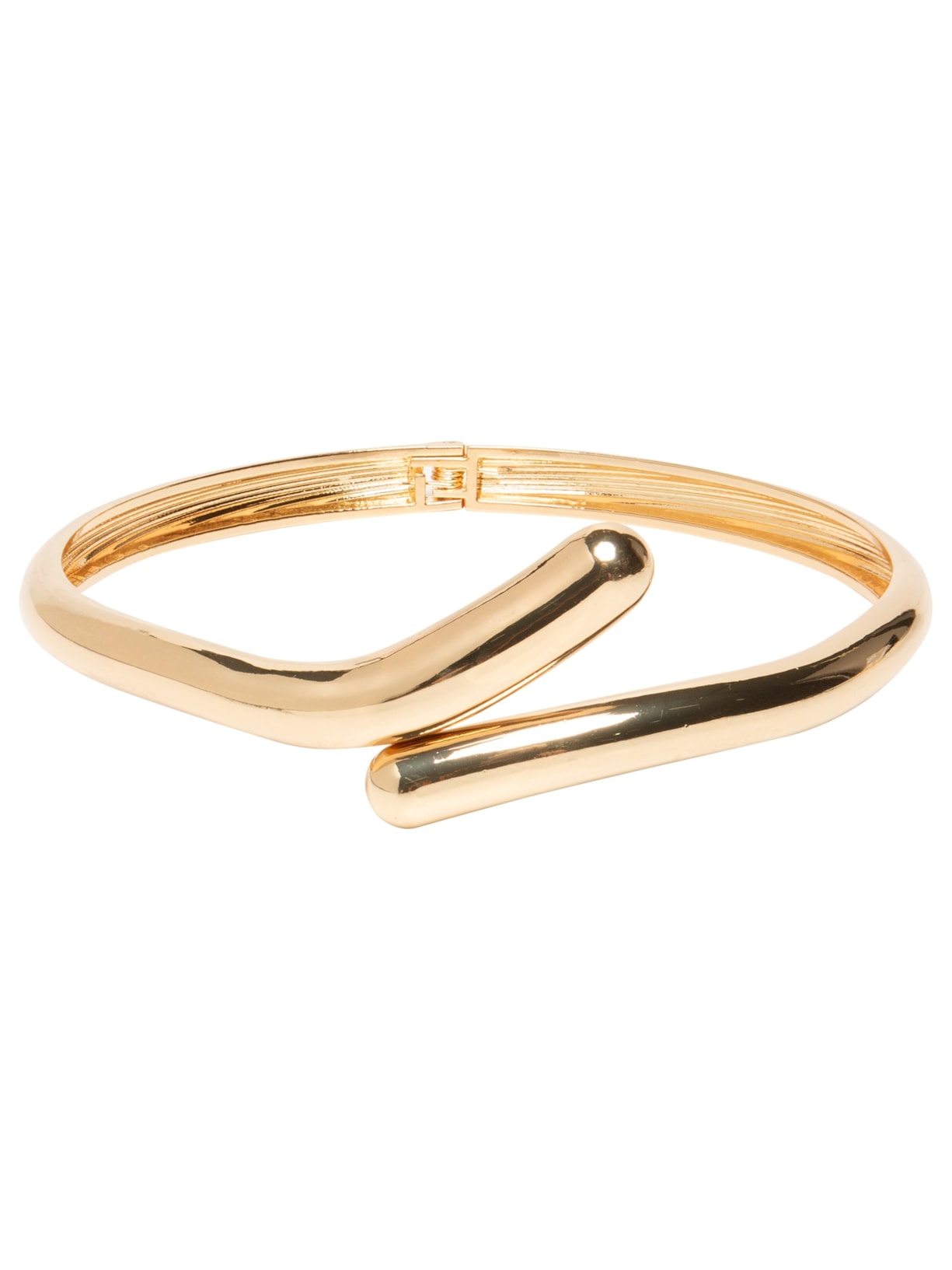 Colar Feminino Choker Assimétrica - Dourado