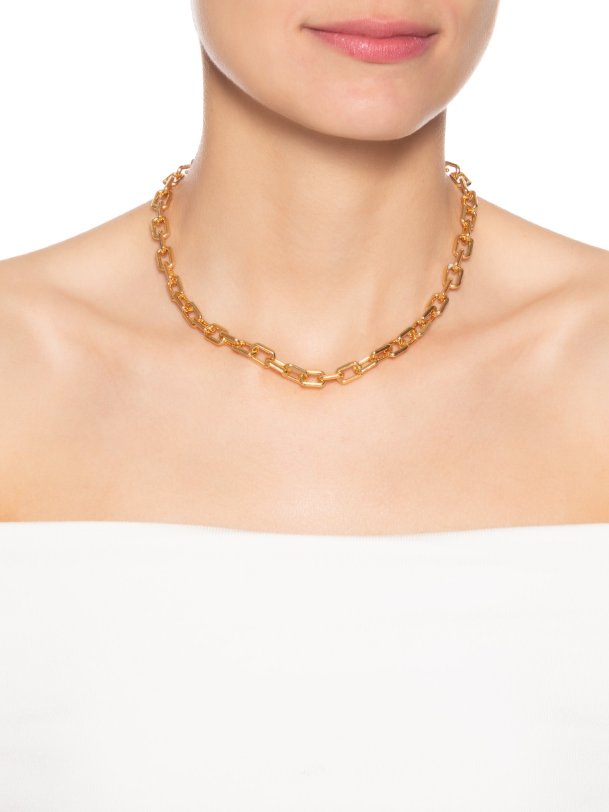 Colar Feminino Choker Cartier Dourado Andressa Delamuta