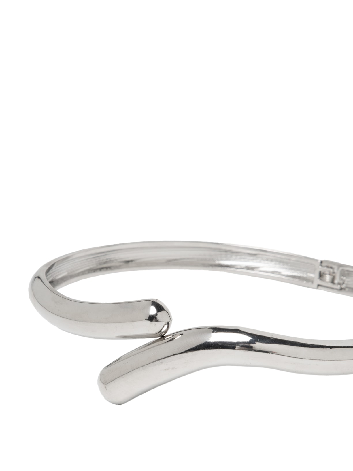 Colar Feminino Choker Prateado Market 33