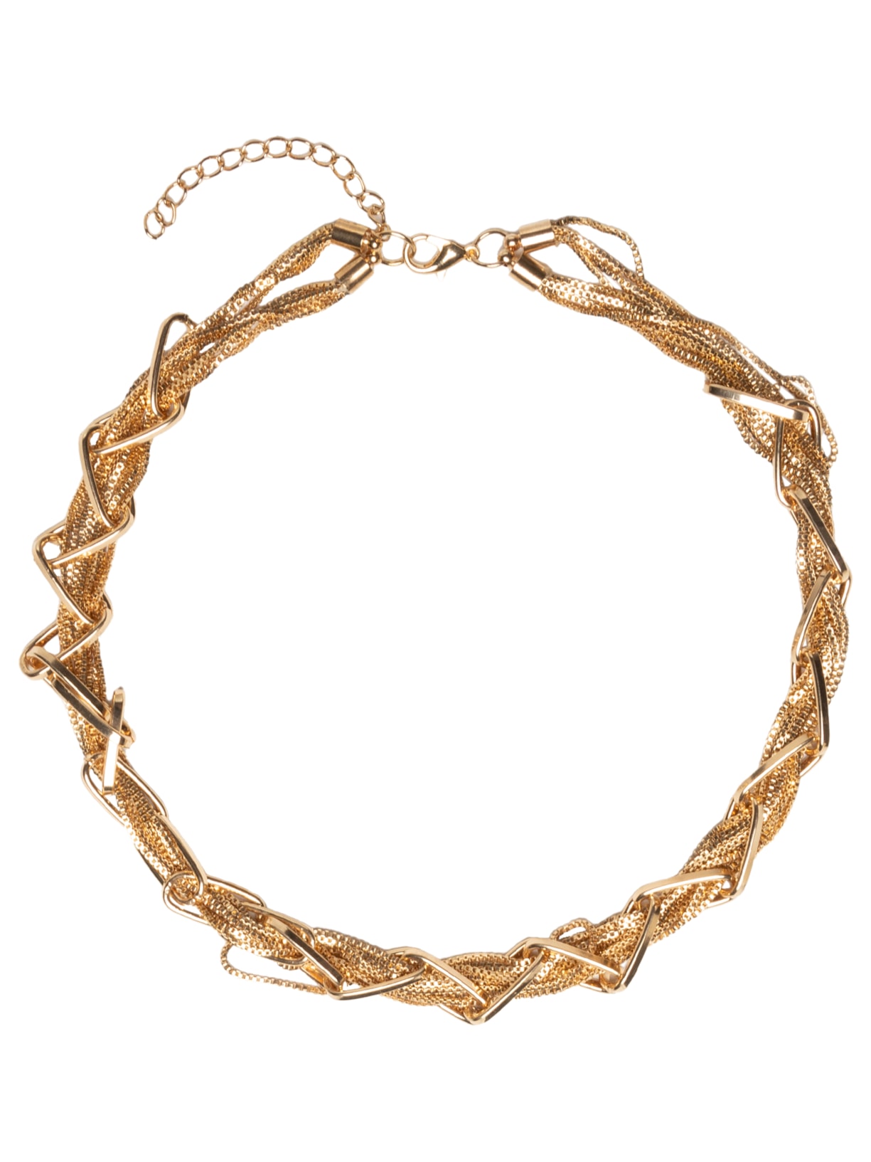 Colar Feminino Com Pingentes - Dourado