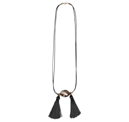 Colar Feminino Com Tassel - Preto