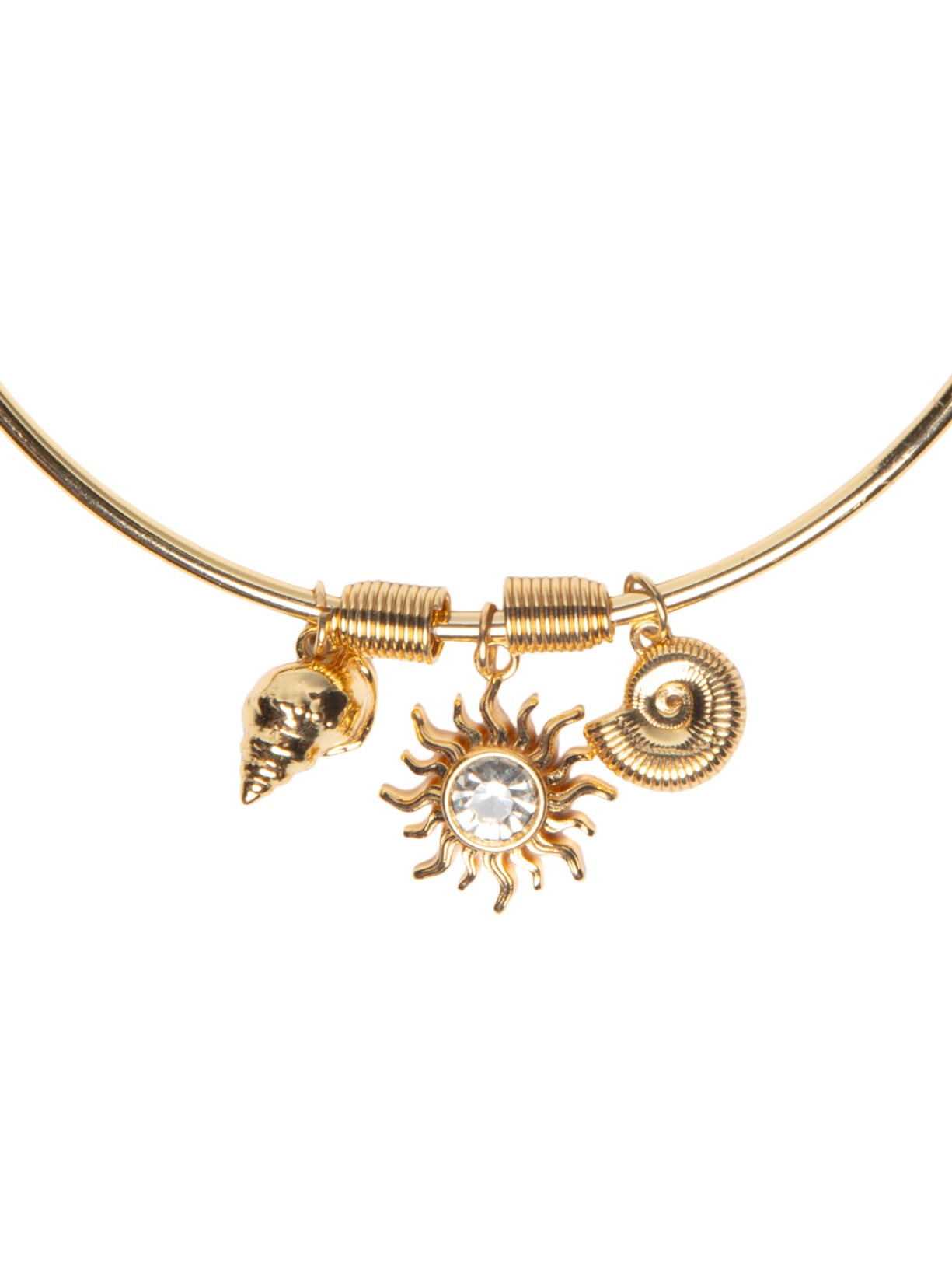 Colar Feminino Concha Dourado Carnavália