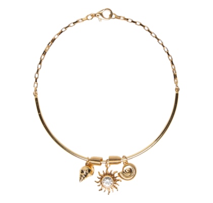 Colar Feminino Concha - Dourado