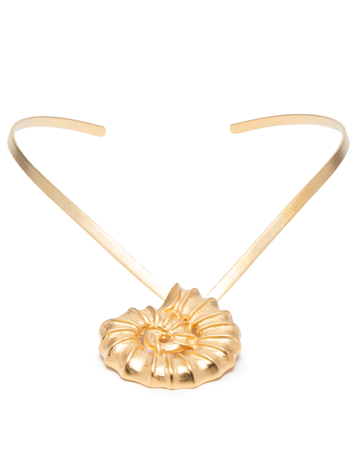 Colar Feminino Concha Espiral - Dourado