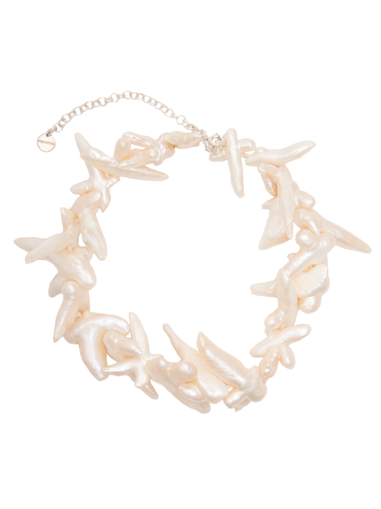 Colar Feminino Cruzes - Branco