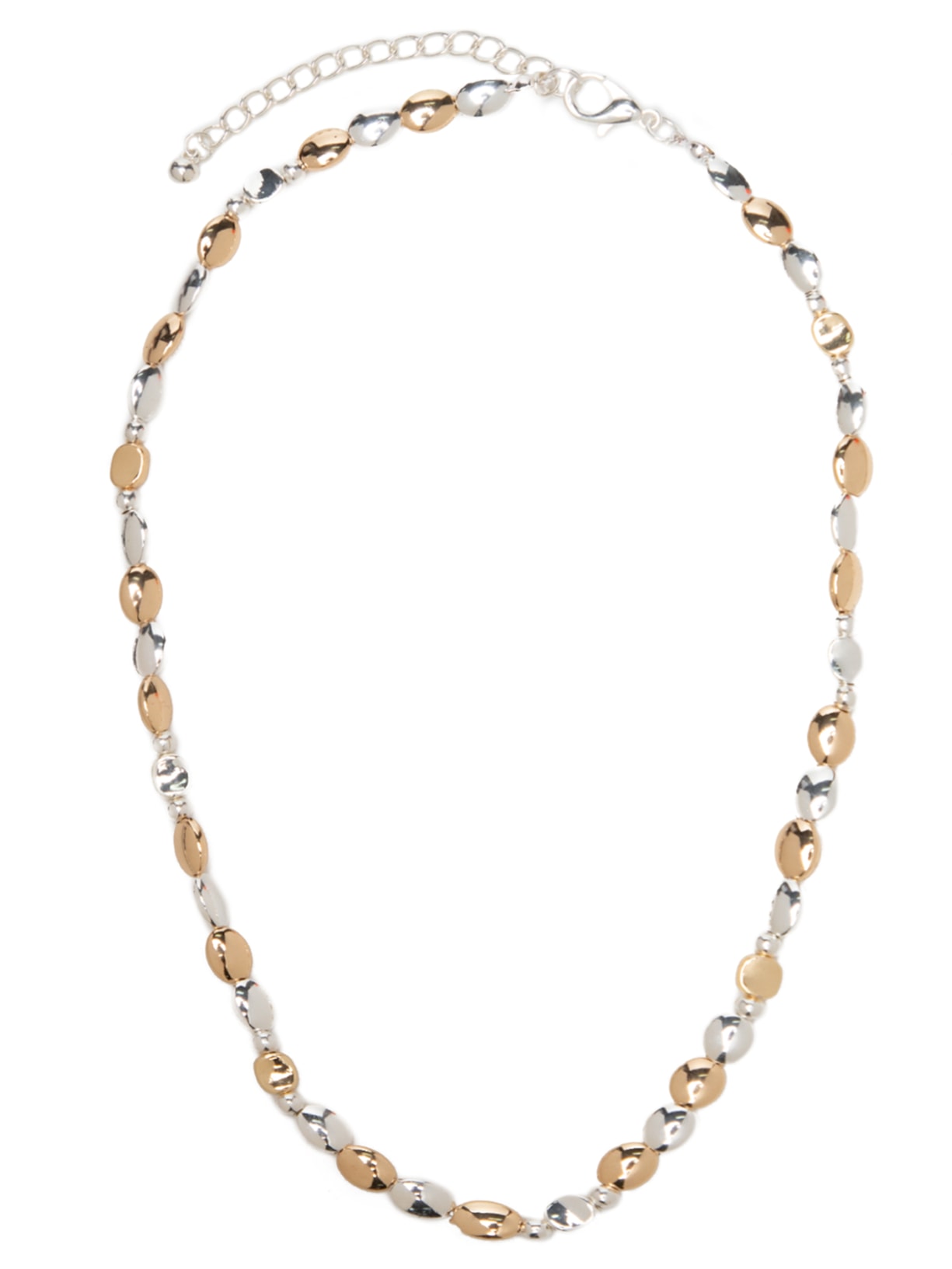 Colar Feminino Curto Em Metal - Dourado