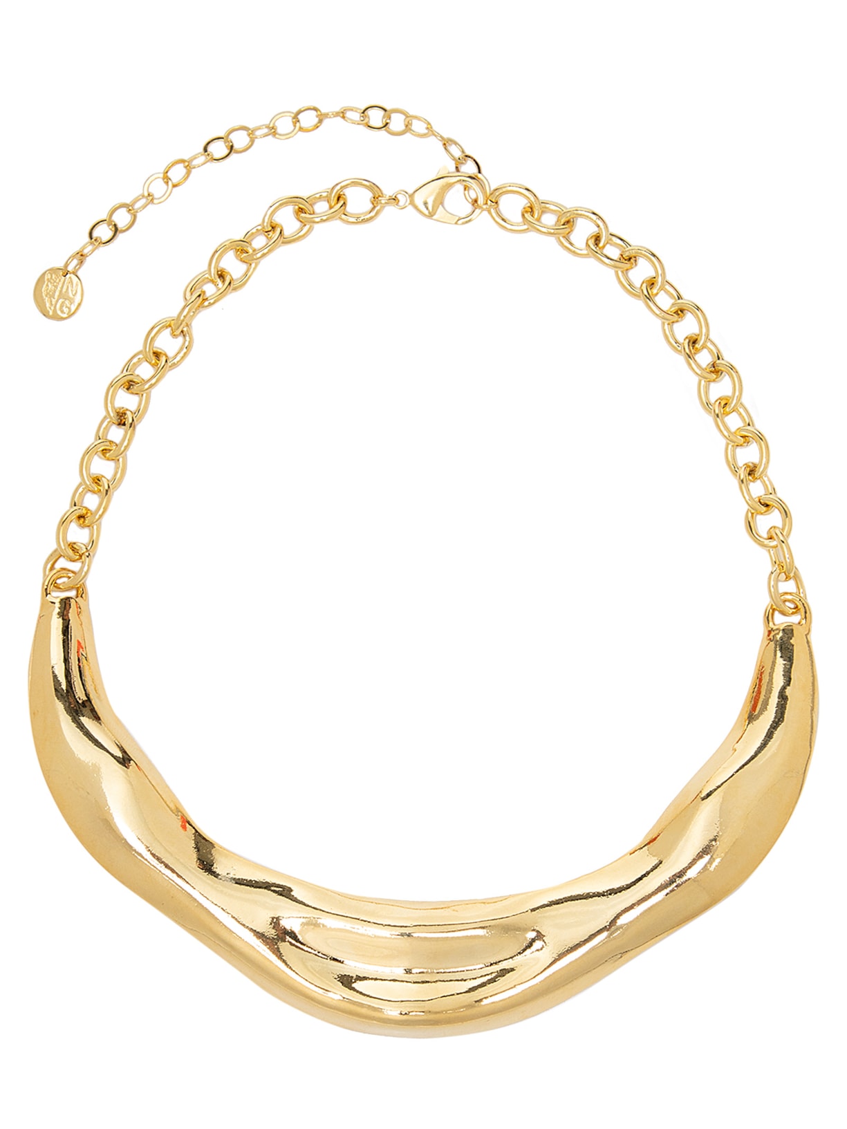 Colar Feminino Curto Metal Lala - Dourado