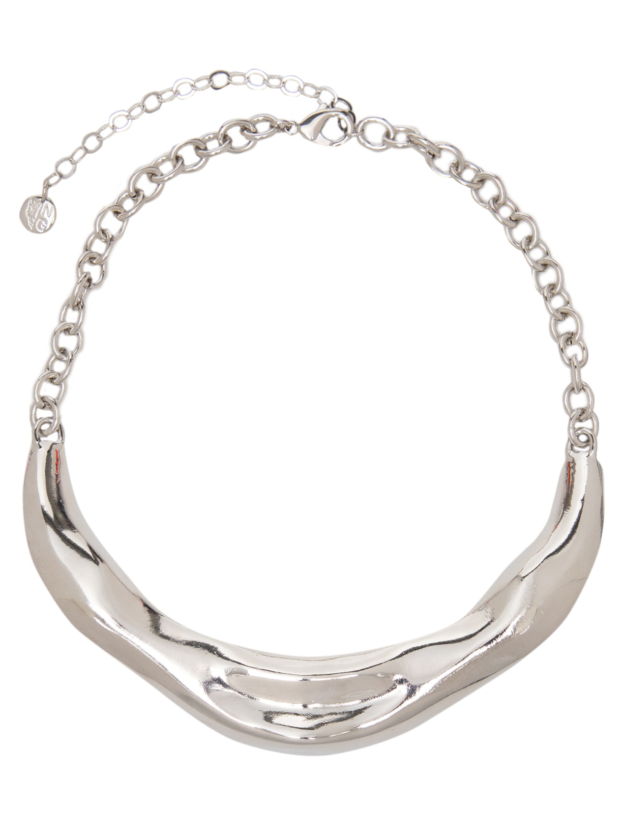 Colar Feminino Curto Metal Lala - Prata
