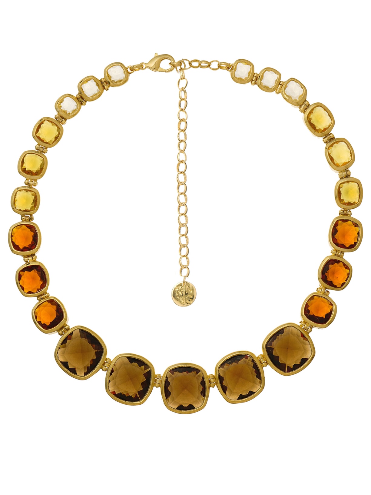 Colar Feminino Curto Multi Torre - Dourado