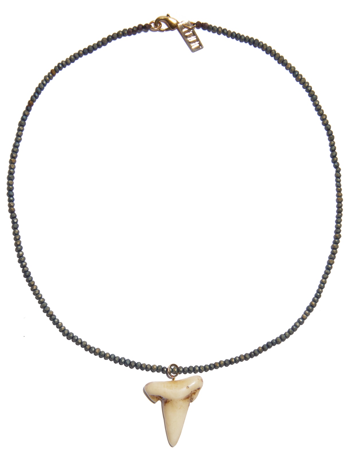 Colar Feminino Dente De Tubarão - Off White