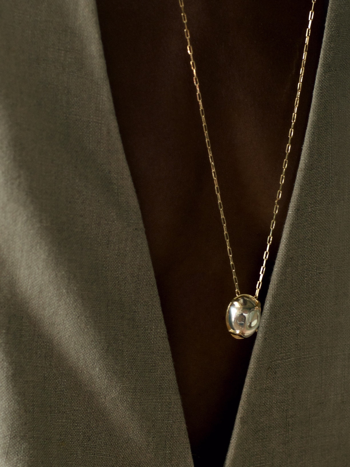 Colar Feminino Duo Em Metal Ouro Vehr