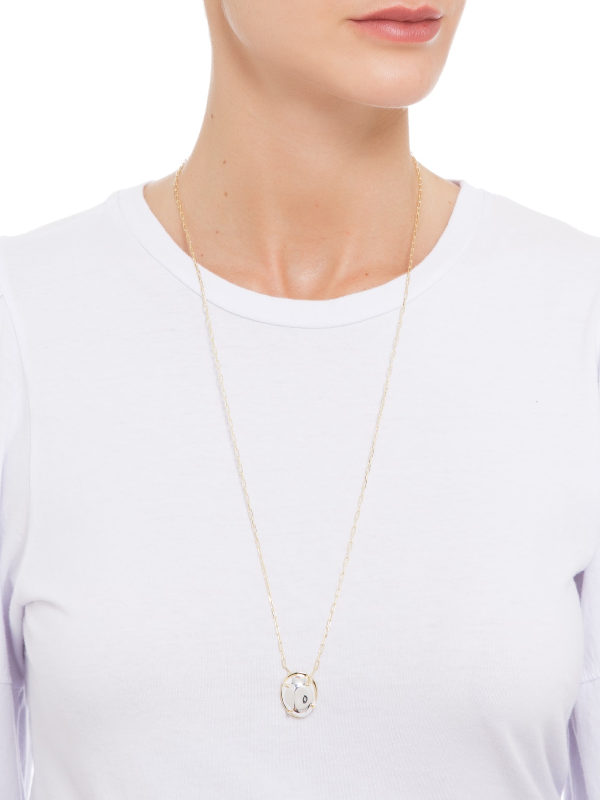 Colar Feminino Duo Em Metal Ouro Vehr