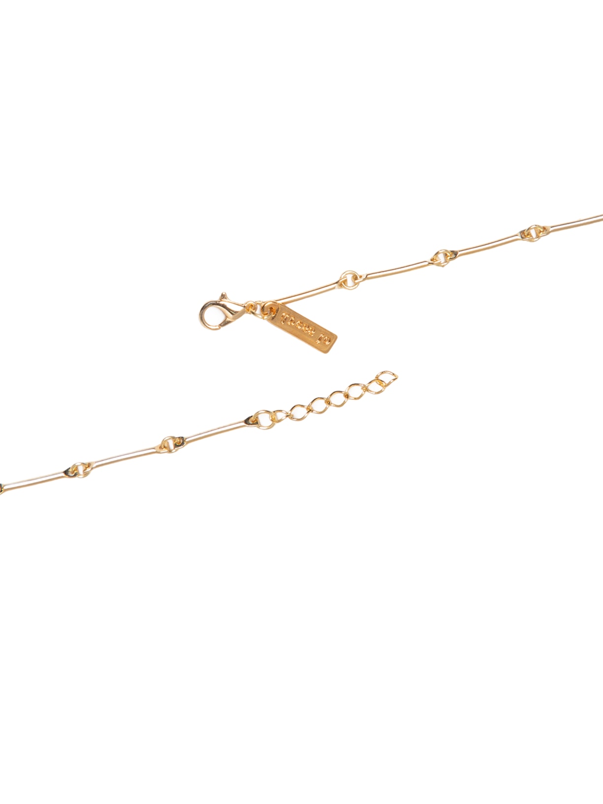 Colar Feminino Elementos Pedra Resina Dourado Dress To