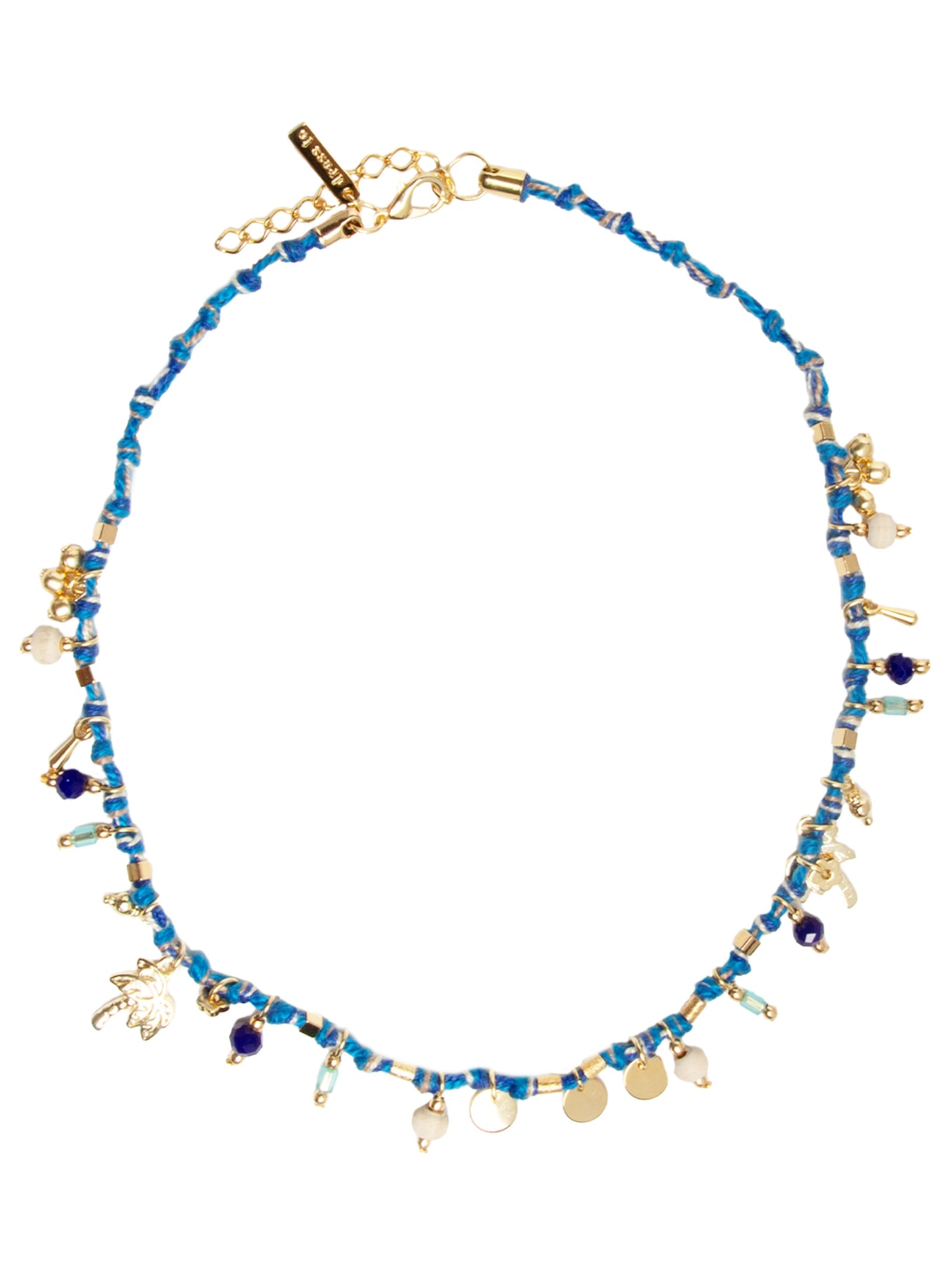 Colar Feminino Elementos Rio - Azul