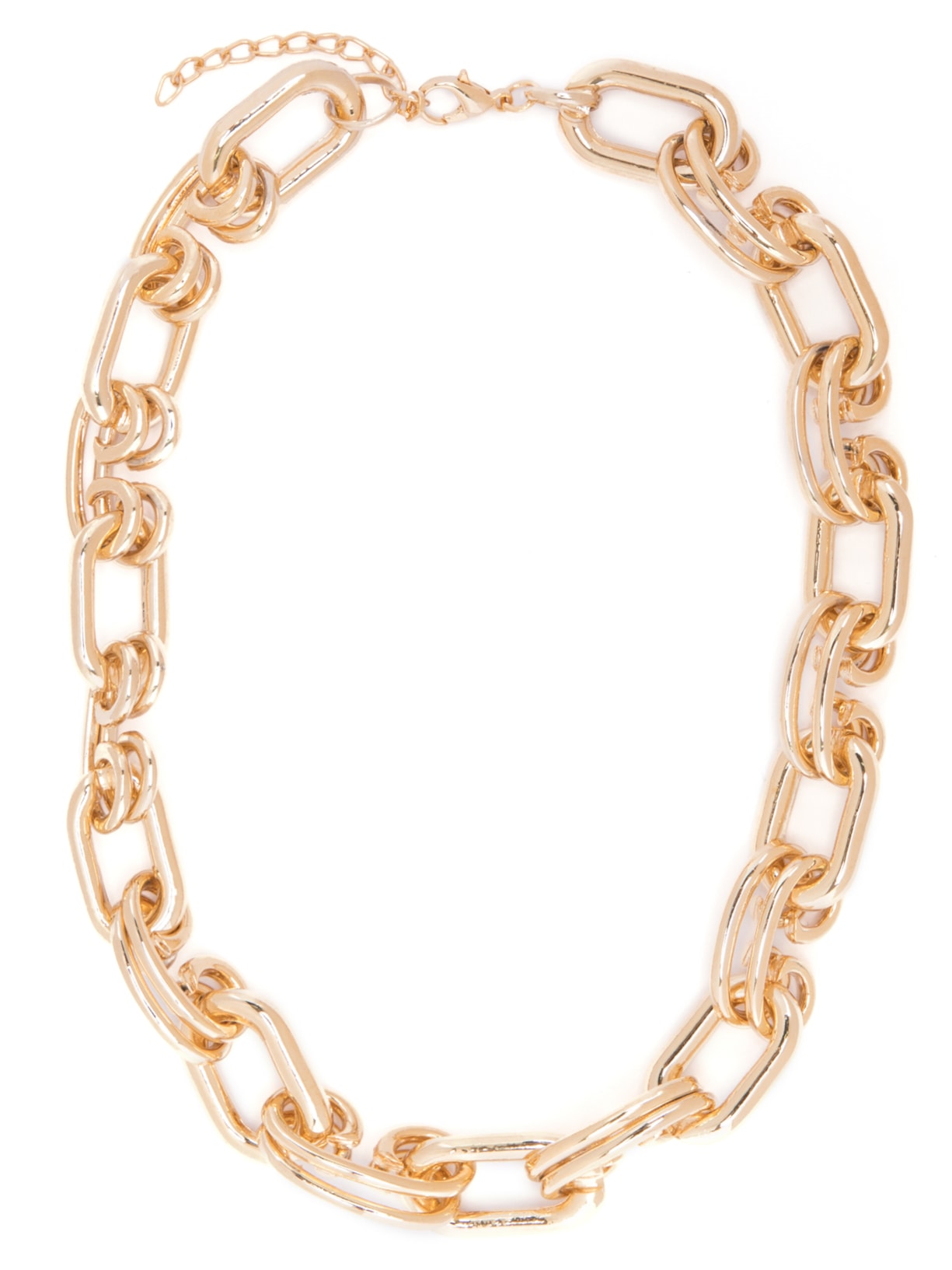 Colar Feminino Elos Amanhecer Em Metal - Ouro