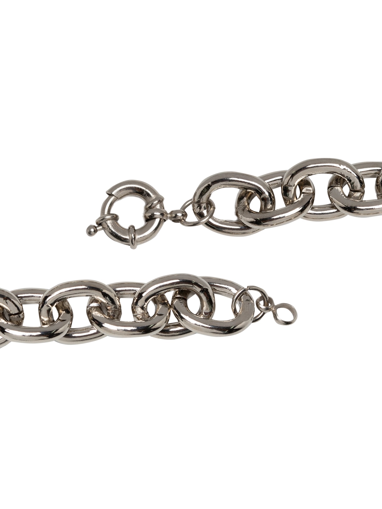 Colar Feminino Elos Luxo Prata Lilac