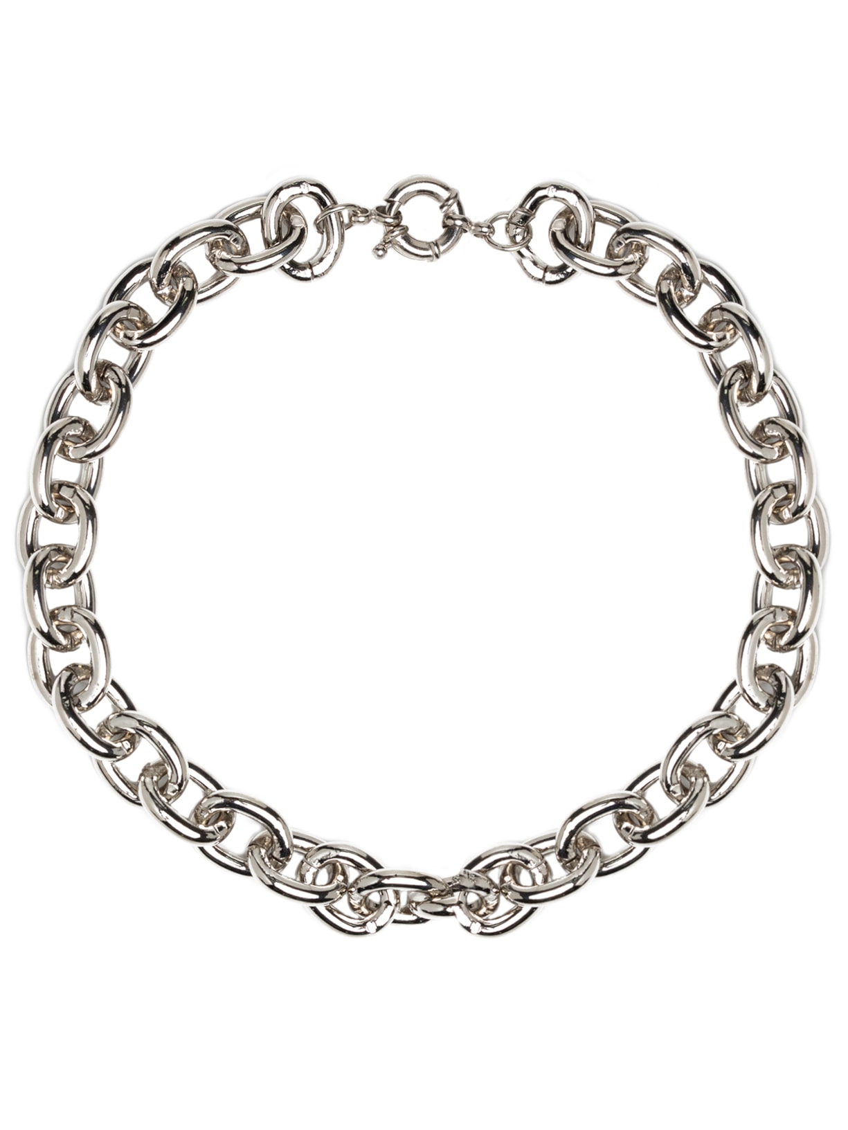 Colar Feminino Elos Luxo Prata Lilac