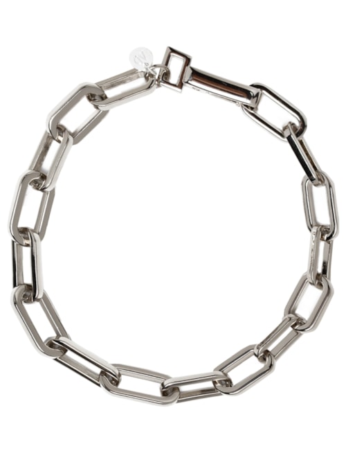 Colar Feminino Elos - Prata