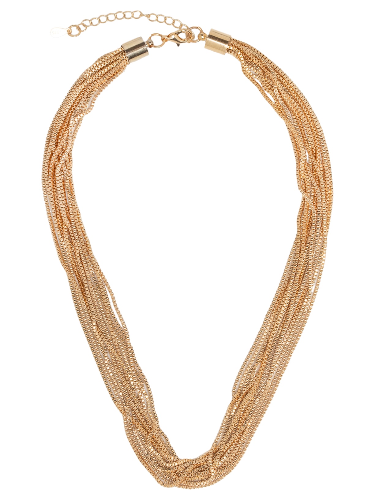 Colar Feminino Entrelaçado - Dourado