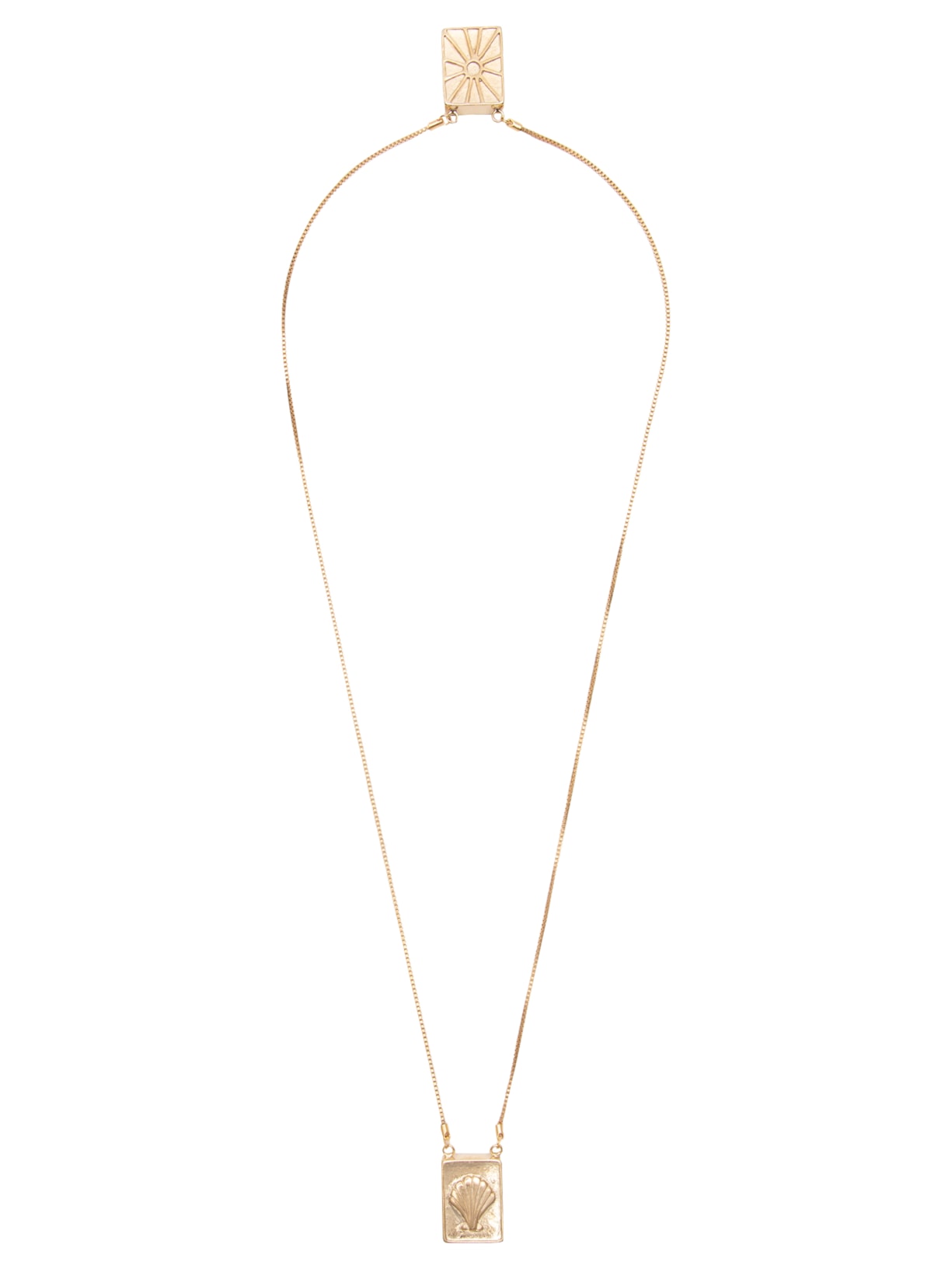 Colar Feminino Escapulário Navegar - Dourado