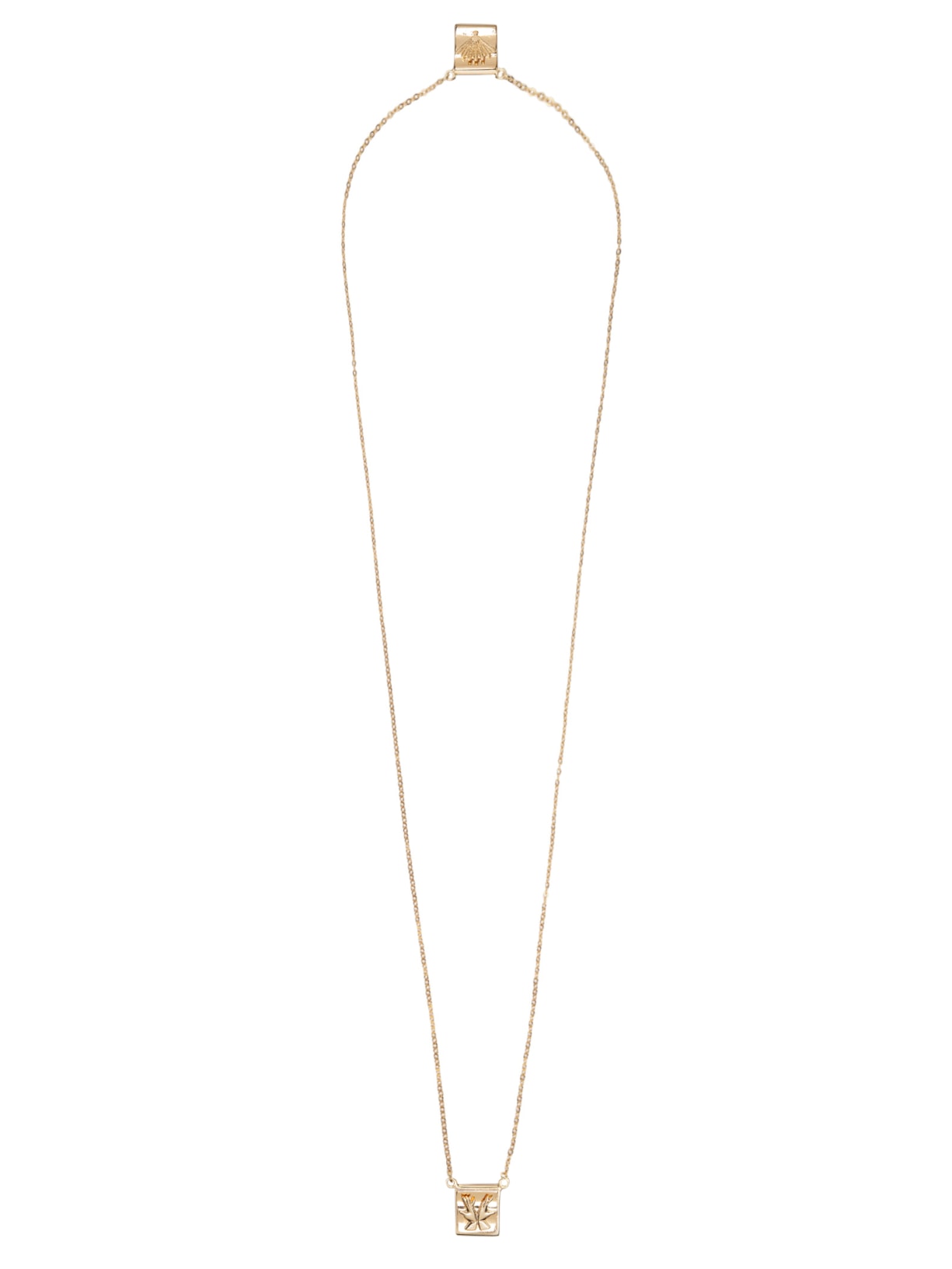 Colar Feminino Escapulário Tri - Dourado