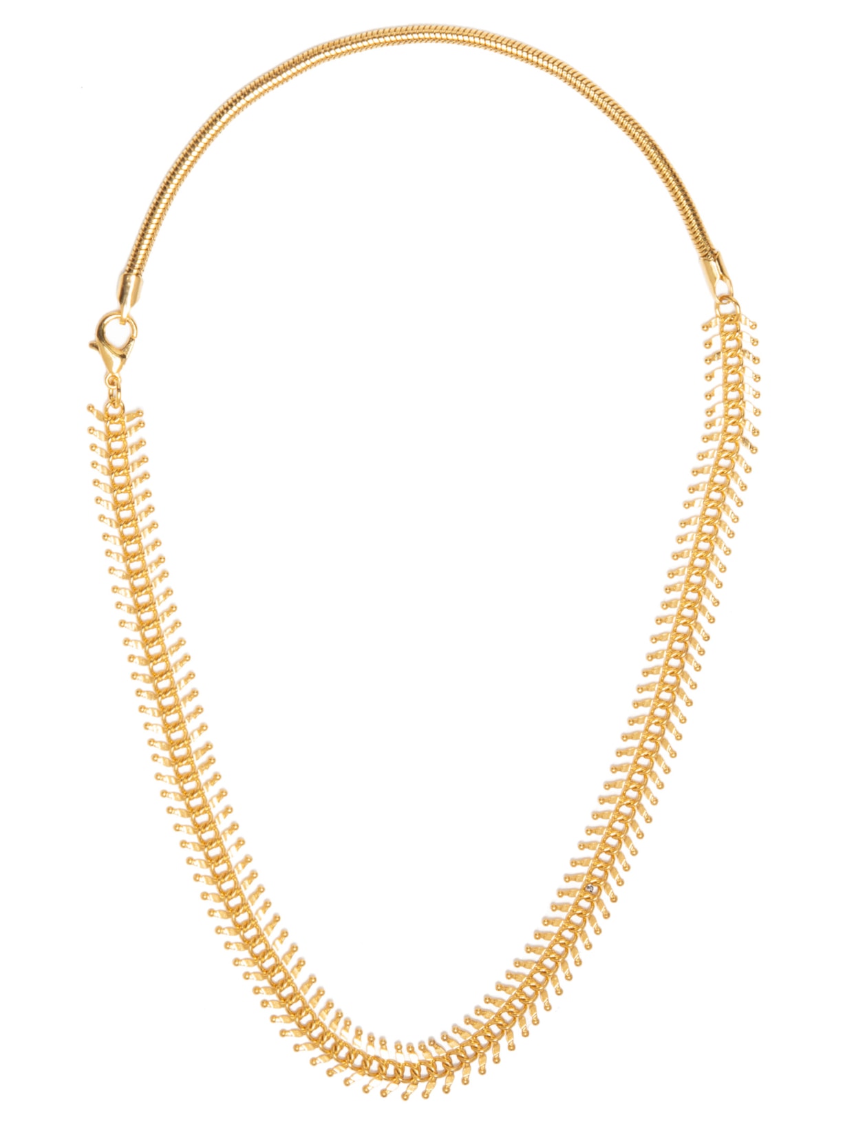 Colar Feminino Espinha De Peixe - Dourado