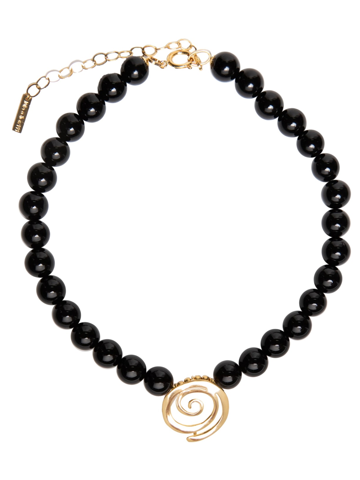 Colar Feminino Espiral Preto Luiza Dias 111