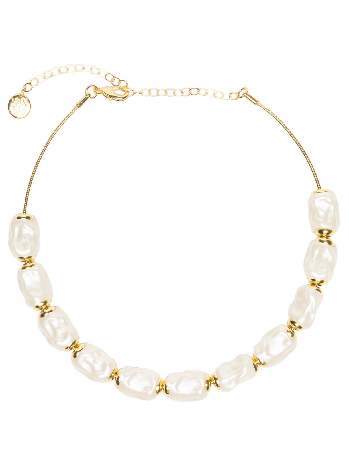 Colar Feminino Fino Ajustável Em Resina Frenesi - Off White