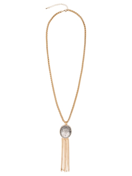 Colar Feminino Franjas - Dourado