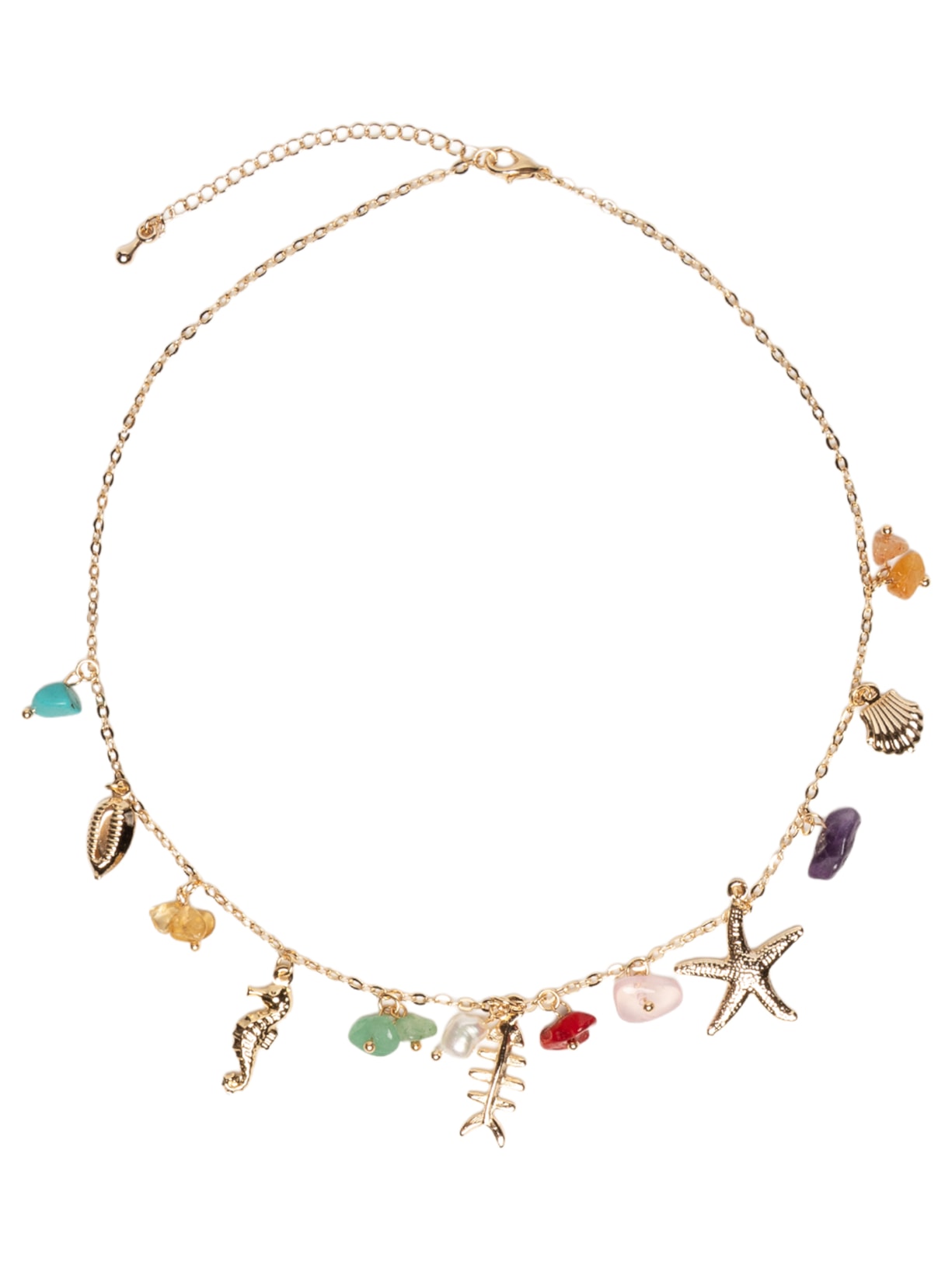 Colar Feminino Fundo Do Mar - Dourado