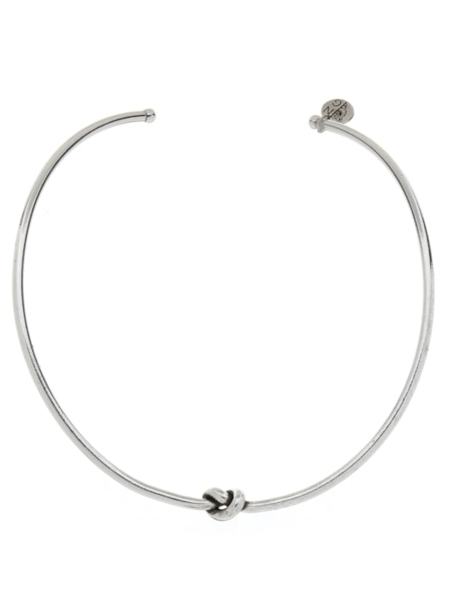 Colar Feminino Gargantilha Ficção Em Metal - Prata