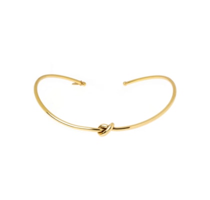 Colar Feminino Gargantilha New Nó - Dourado