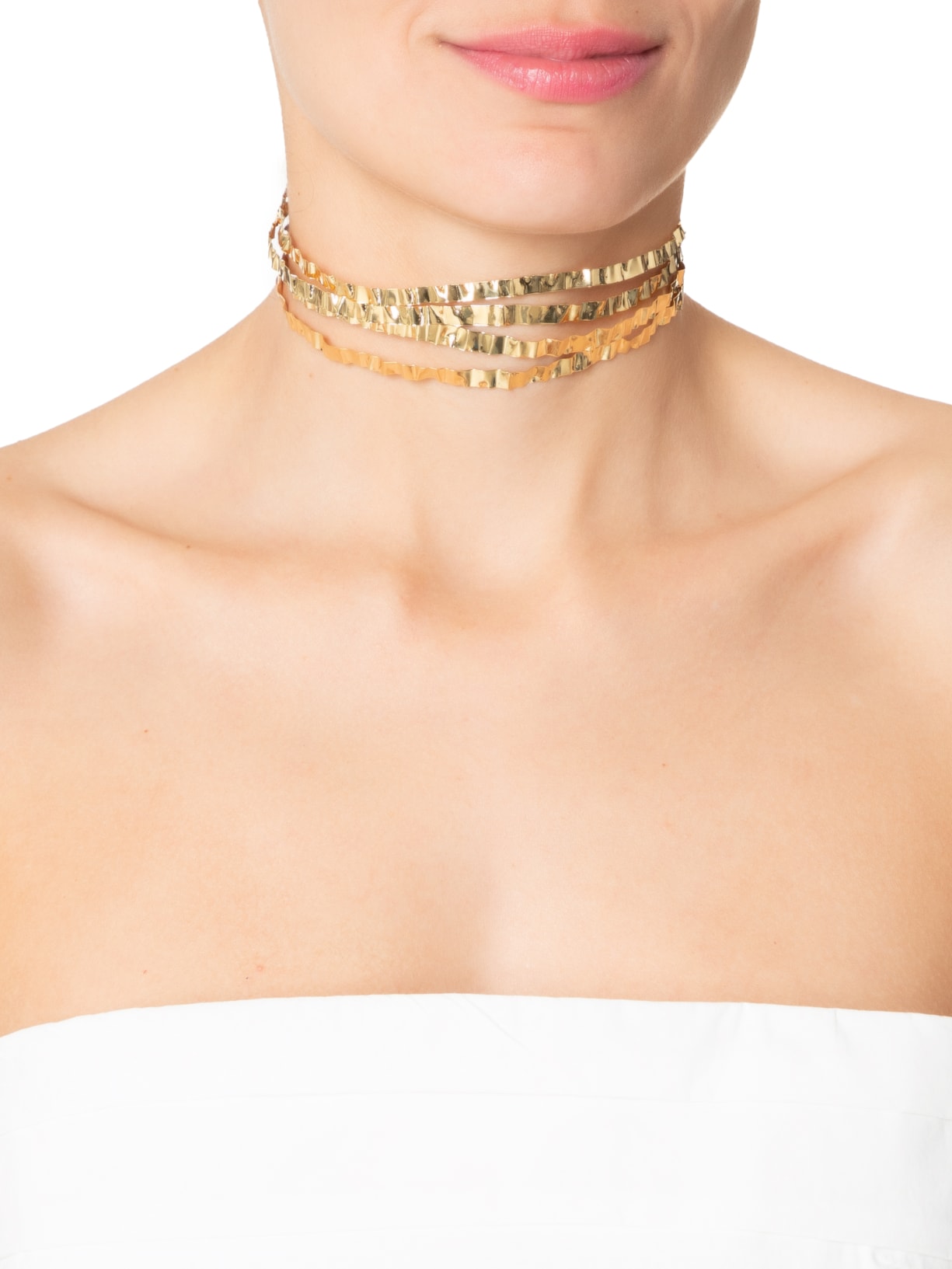 Colar Feminino Gargantilha Sevilha Dourado Triana