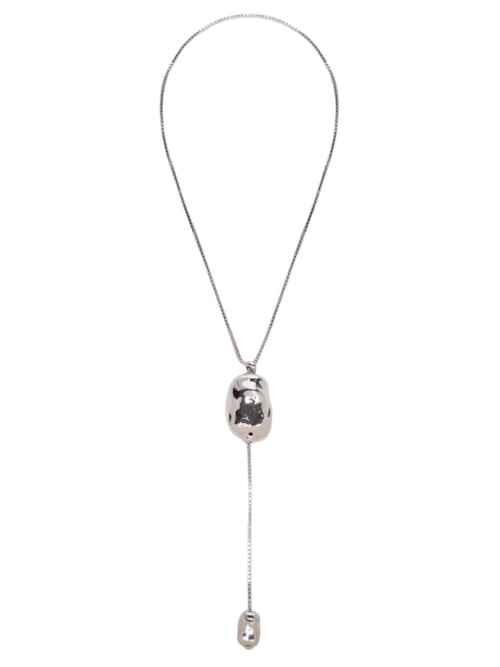 Colar Feminino Gravata Frenesi - Prata