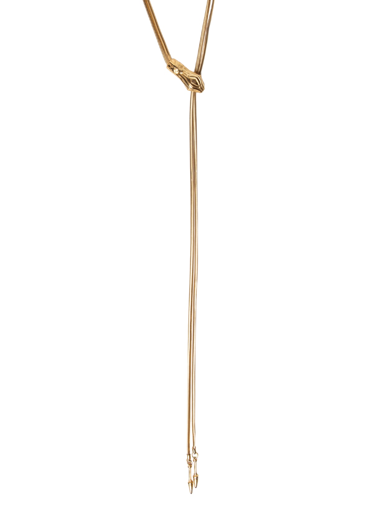 Colar Feminino Gravatinha Dourado Animale