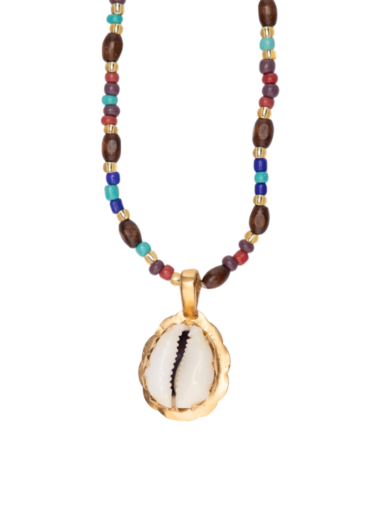 Colar Feminino Guia Marrom Julia Gastin