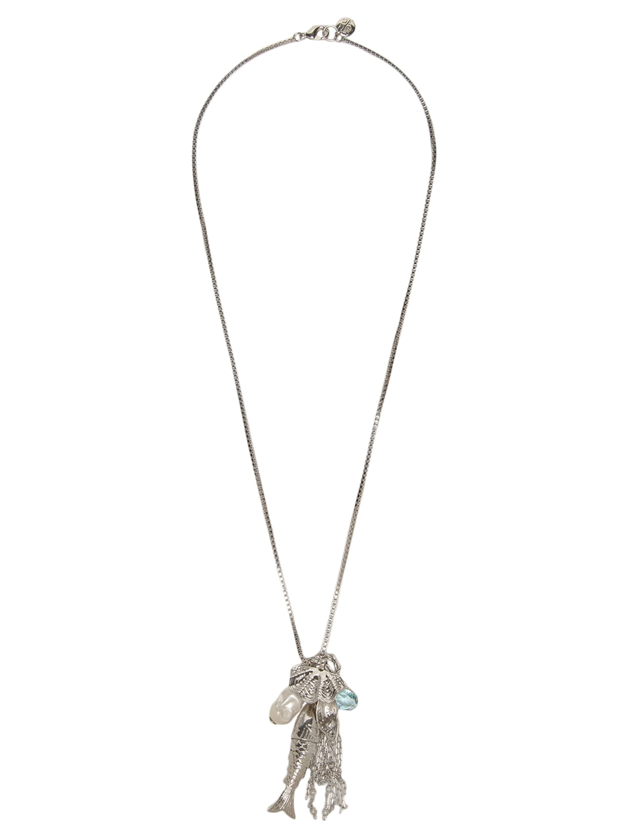 Colar Feminino Longo Mare Boho - Prata