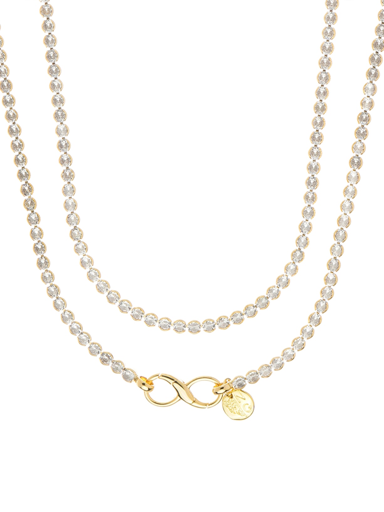 Colar Feminino Longo Wild Zircônia - Dourado